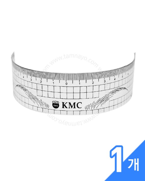 고급 KMC 블랙 눈썹용 곡선자 1개