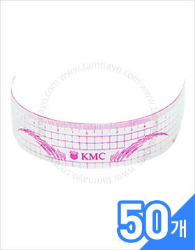 고급 KMC 핑크 눈썹용 곡선자 50개