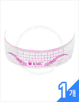 고급 KMC 핑크 눈썹용 곡선자 1개